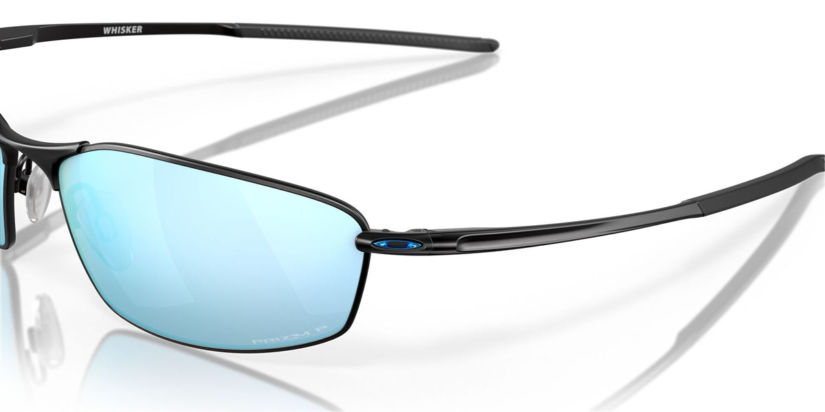 OO 4141 Oakley Whisker Satin Black / Prizm Deep Water Polarised 60 60