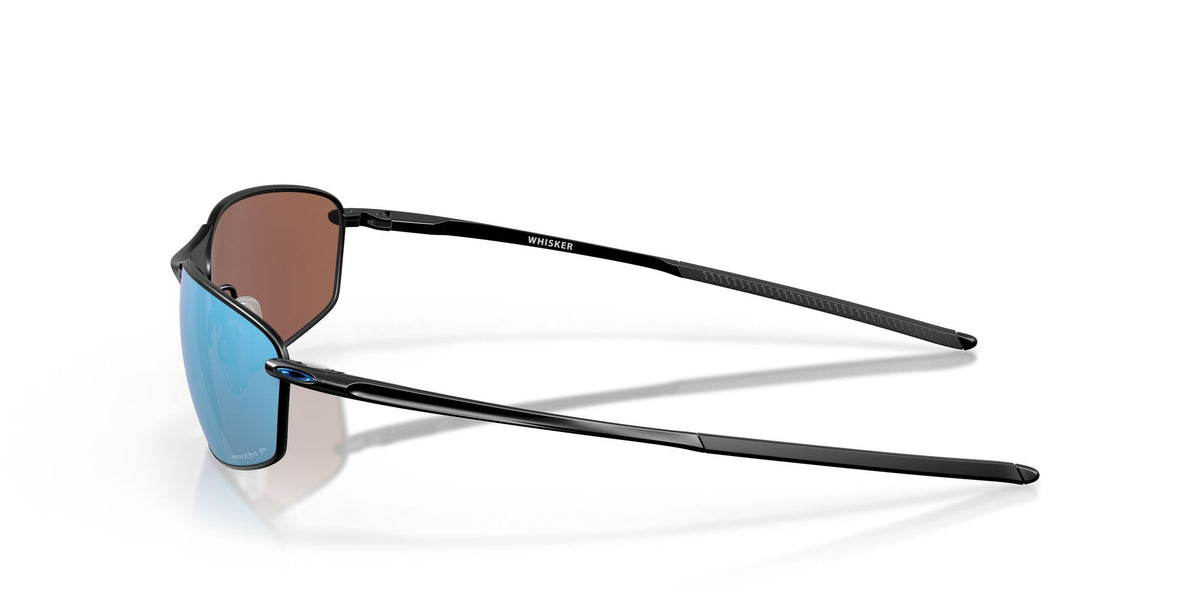 OO 4141 Oakley Whisker Satin Black / Prizm Deep Water Polarised 60 60