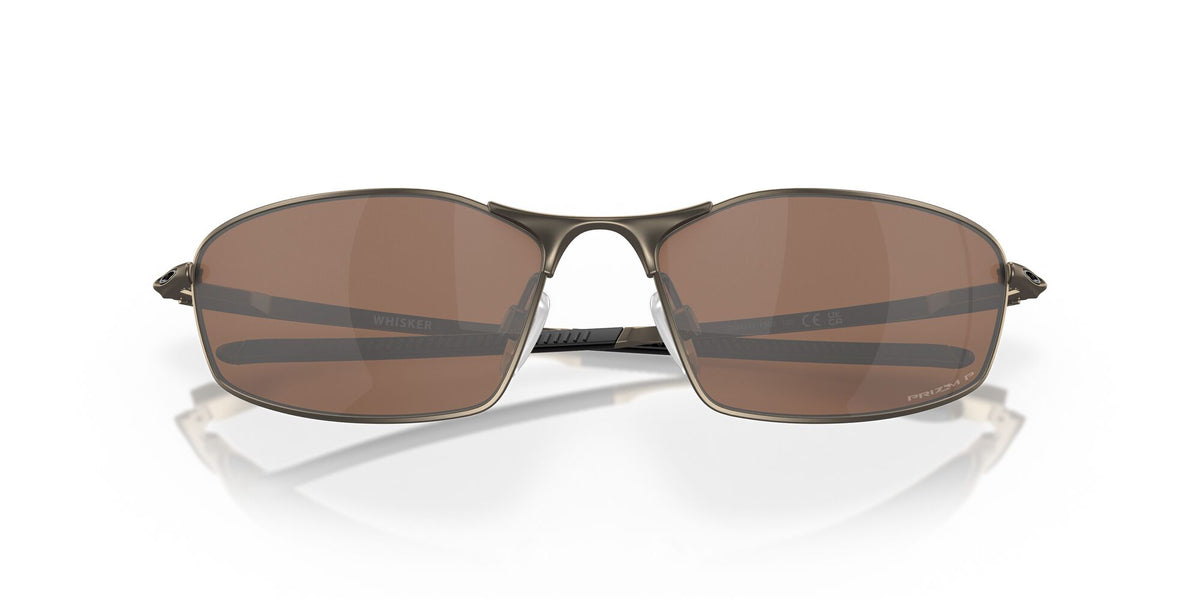 Oakley Whisker 0OO4141 414113 60 Satin Pewter / Prizm Tungsten Polarized 60
