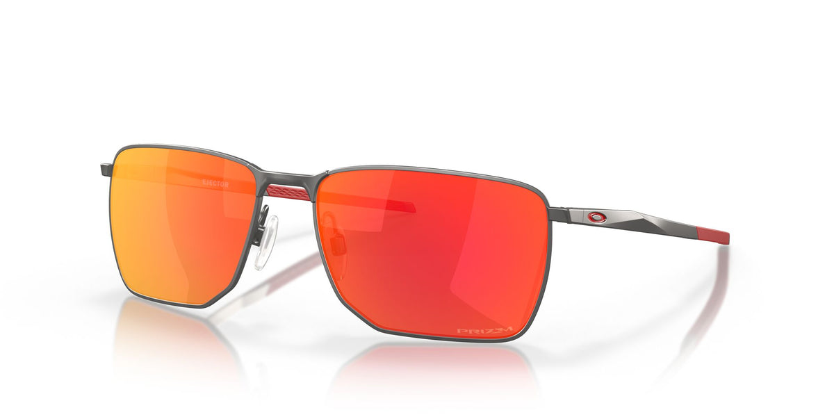 Oakley Ejector 0OO4142 414202 58 Matte Gunmetal / Prizm Ruby 58 / Plastic / Metal