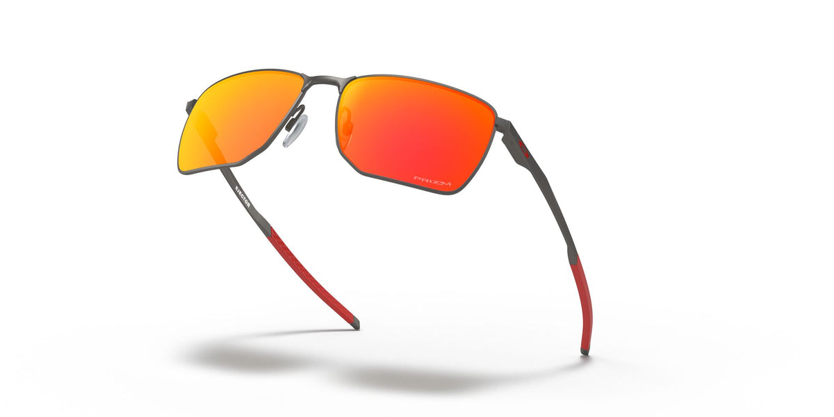 Oakley Ejector 0OO4142 414202 58 Matte Gunmetal / Prizm Ruby 58 / Plastic / Metal