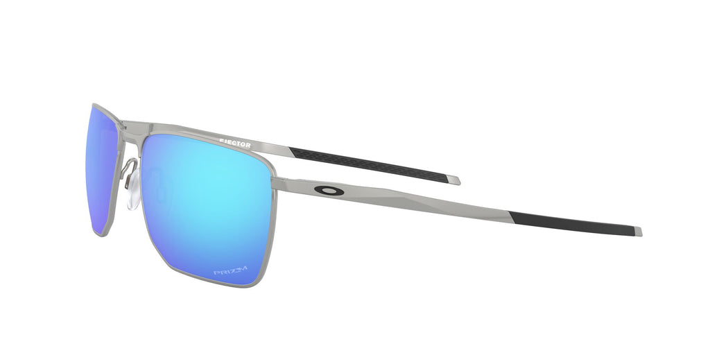 Oakley Ejector 0OO4142 414204 58 Satin Chrome / Prizm Sapphire 58 / Plastic / Metal