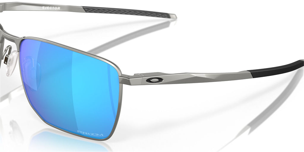 Oakley Ejector 0OO4142 414204 58 Satin Chrome / Prizm Sapphire 58 / Plastic / Metal