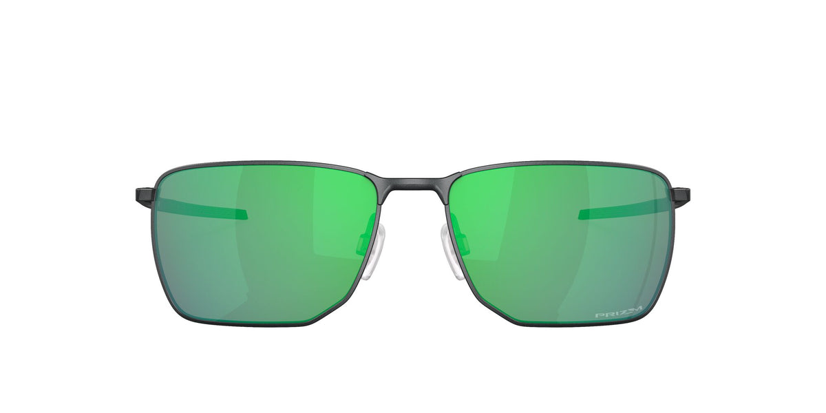 OO 4142 Oakley Ejector Satin Light Steel / Prizm Jade 58 58 / Plastic / Metal