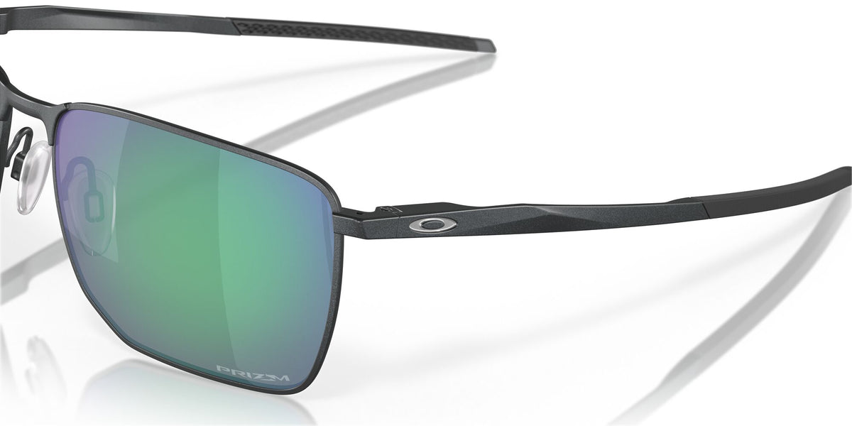 OO 4142 Oakley Ejector Satin Light Steel / Prizm Jade 58 58 / Plastic / Metal