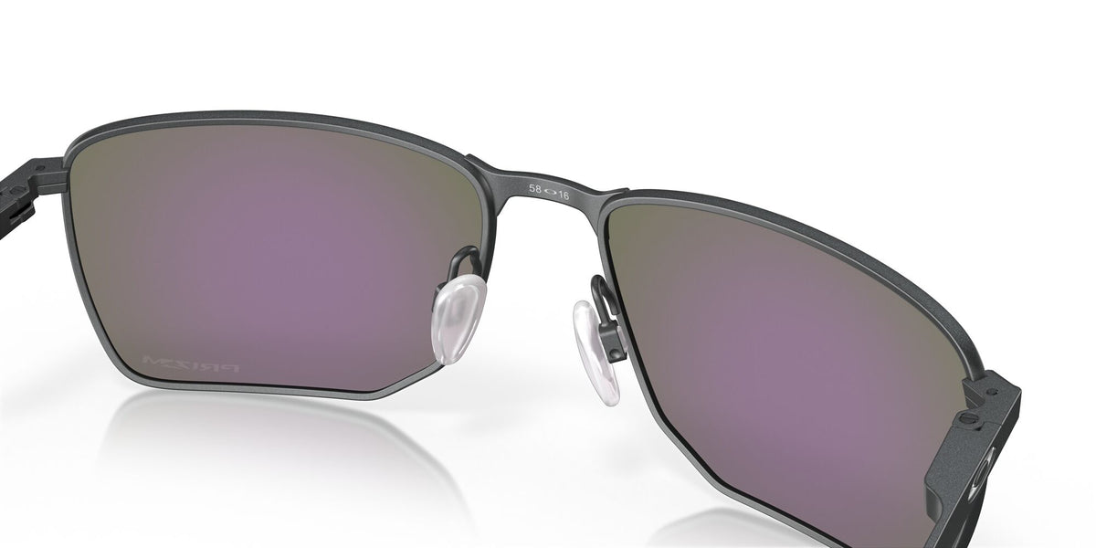 OO 4142 Oakley Ejector Satin Light Steel / Prizm Jade 58 58 / Plastic / Metal