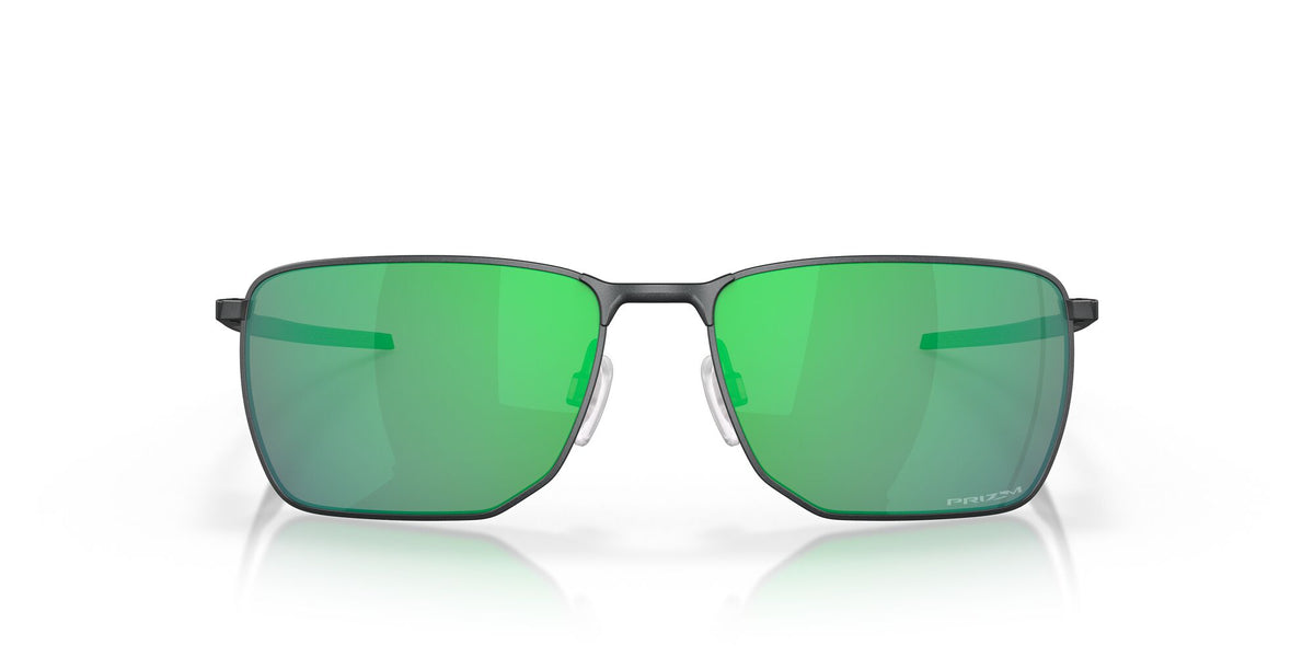 OO 4142 Oakley Ejector Satin Light Steel / Prizm Jade 58 58 / Plastic / Metal