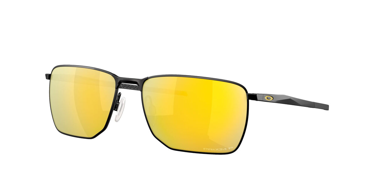 OO 4142 Oakley Ejector Satin Black / Prizm 24K Polarised 58 58 / Plastic / Metal