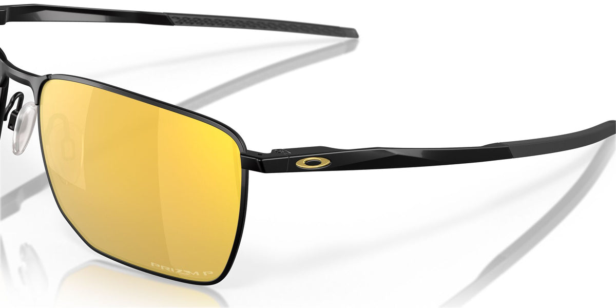 OO 4142 Oakley Ejector Satin Black / Prizm 24K Polarised 58 58 / Plastic / Metal