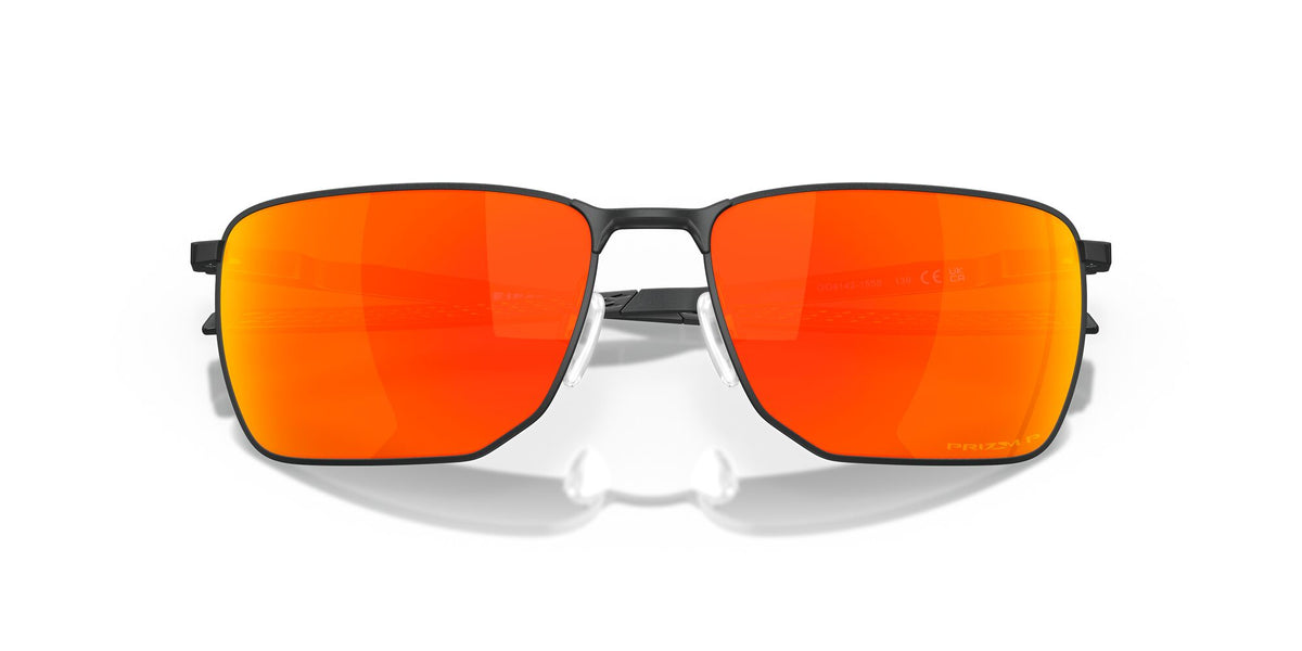 Oakley Ejector 0OO4142 414215 58 Light Steel / Prizm Ruby Polarized 58 / Plastic / Metal
