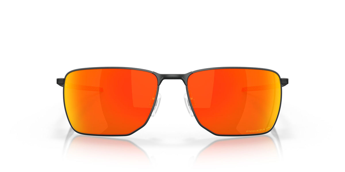 Oakley Ejector 0OO4142 414215 58 Light Steel / Prizm Ruby Polarized 58 / Plastic / Metal