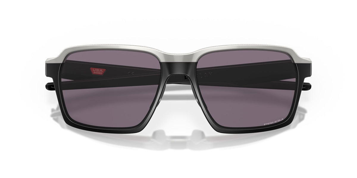 OO 4143 Oakley Parlay Matte Black /  Prizm Grey 58 / Plastic / Plastic