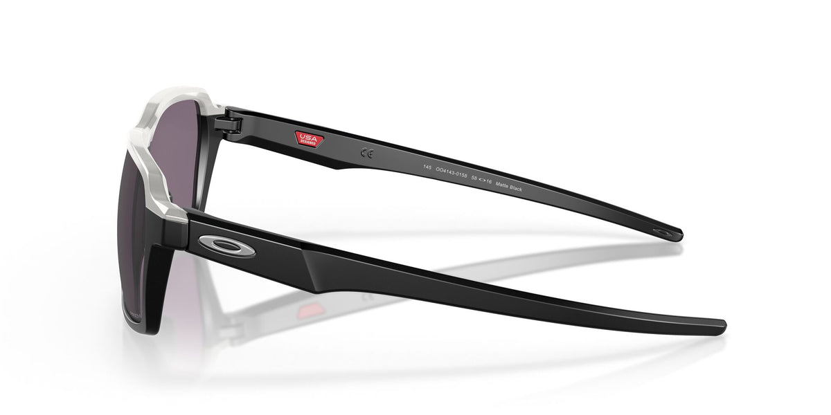 OO 4143 Oakley Parlay Matte Black /  Prizm Grey 58 / Plastic / Plastic