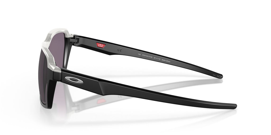 OO 4143 Oakley Parlay Matte Black /  Prizm Grey 58 / Plastic / Plastic