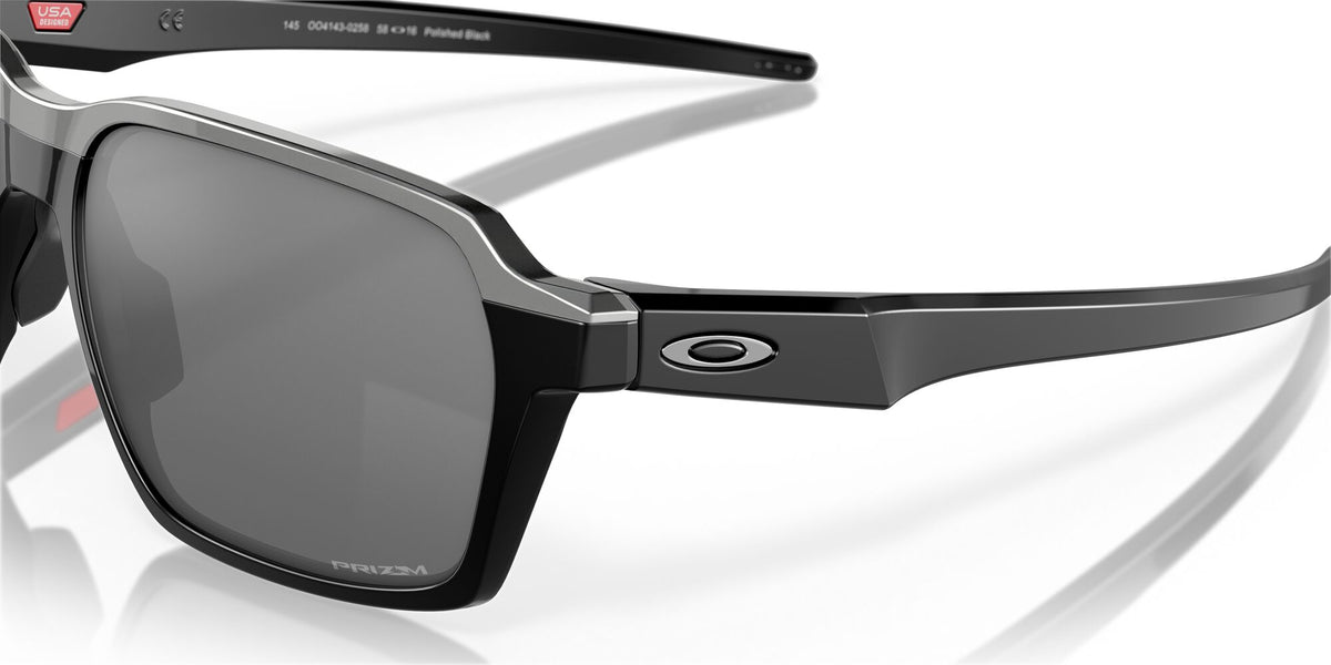 Oakley Parlay 0OO4143 414302 58 Polished Black / Prizm Black 58 / Plastic / Plastic