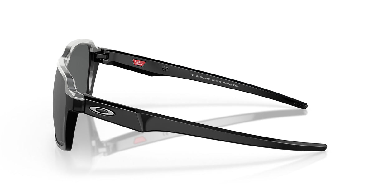 Oakley Parlay 0OO4143 414302 58 Polished Black / Prizm Black 58 / Plastic / Plastic