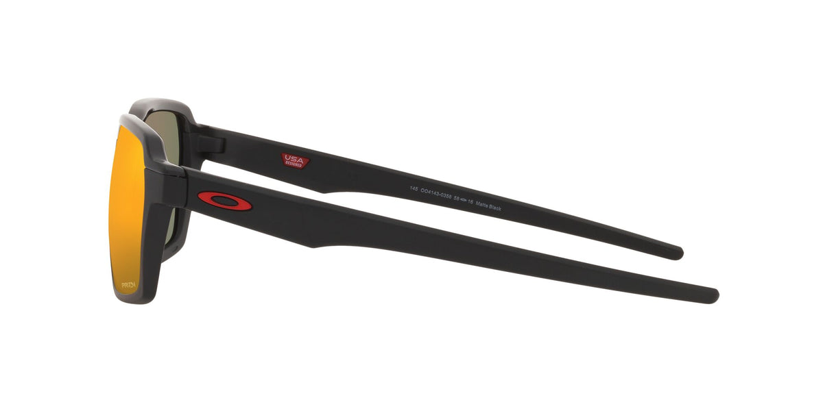 Oakley Parlay 0OO4143 414303 58 Matte Black / Prizm Ruby 58 / Plastic / Plastic