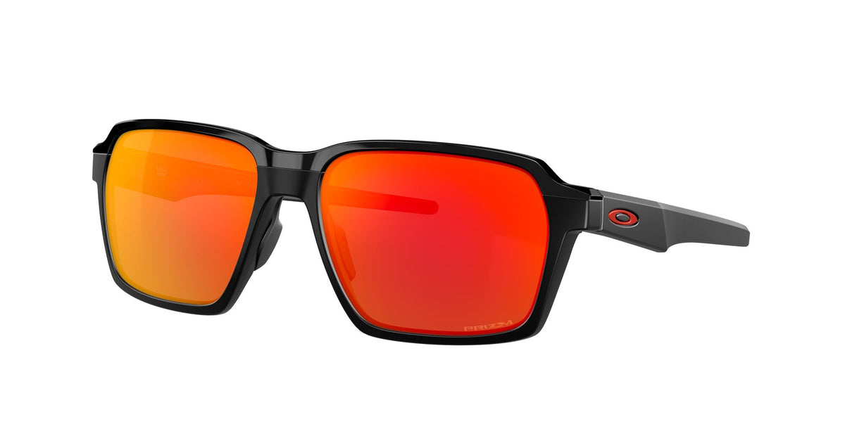 Oakley Parlay 0OO4143 414303 58 Matte Black / Prizm Ruby 58 / Plastic / Plastic