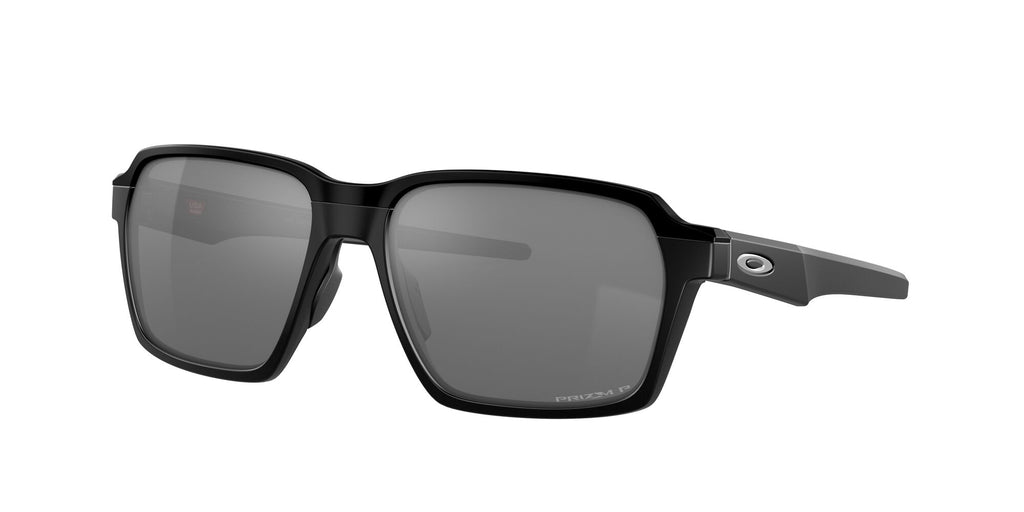 Oakley Parlay 0OO4143 414304 58 Matte Black / Prizm Black Polarized 58 / Plastic / Plastic