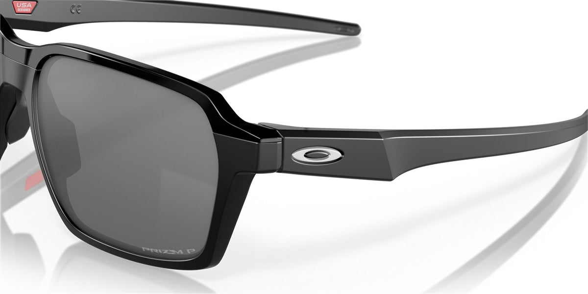 Oakley Parlay 0OO4143 414304 58 Matte Black / Prizm Black Polarized 58 / Plastic / Plastic
