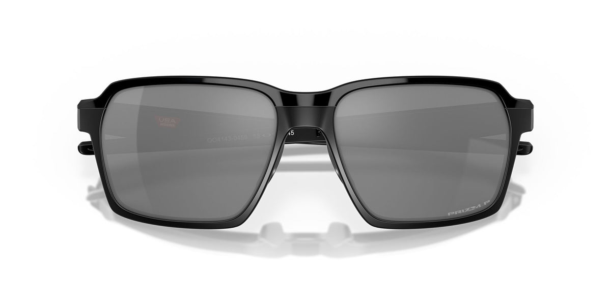 Oakley Parlay 0OO4143 414304 58 Matte Black / Prizm Black Polarized 58 / Plastic / Plastic