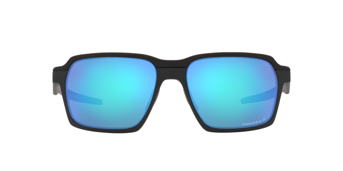 Oakley Parlay 0OO4143 414305 58 Steel / Prizm Sapphire Polarized 58 / Plastic / Plastic