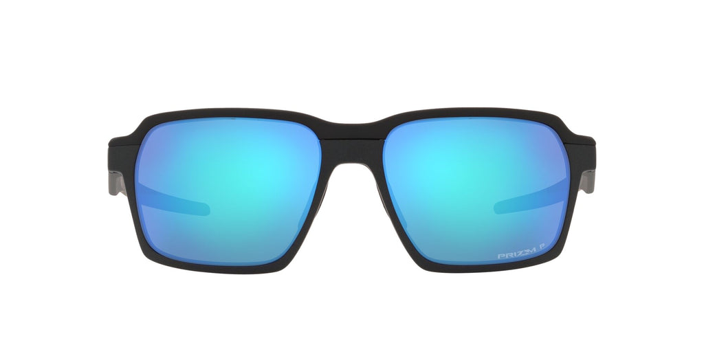 Oakley Parlay 0OO4143 414305 58 Steel / Prizm Sapphire Polarized 58 / Plastic / Plastic