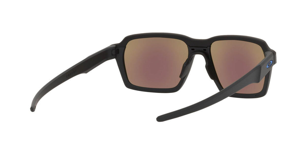 Oakley Parlay 0OO4143 414305 58 Steel / Prizm Sapphire Polarized 58 / Plastic / Plastic