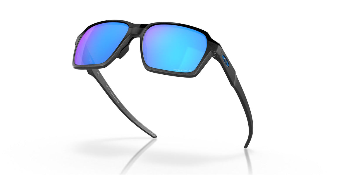 Oakley Parlay 0OO4143 414305 58 Steel / Prizm Sapphire Polarized 58 / Plastic / Plastic