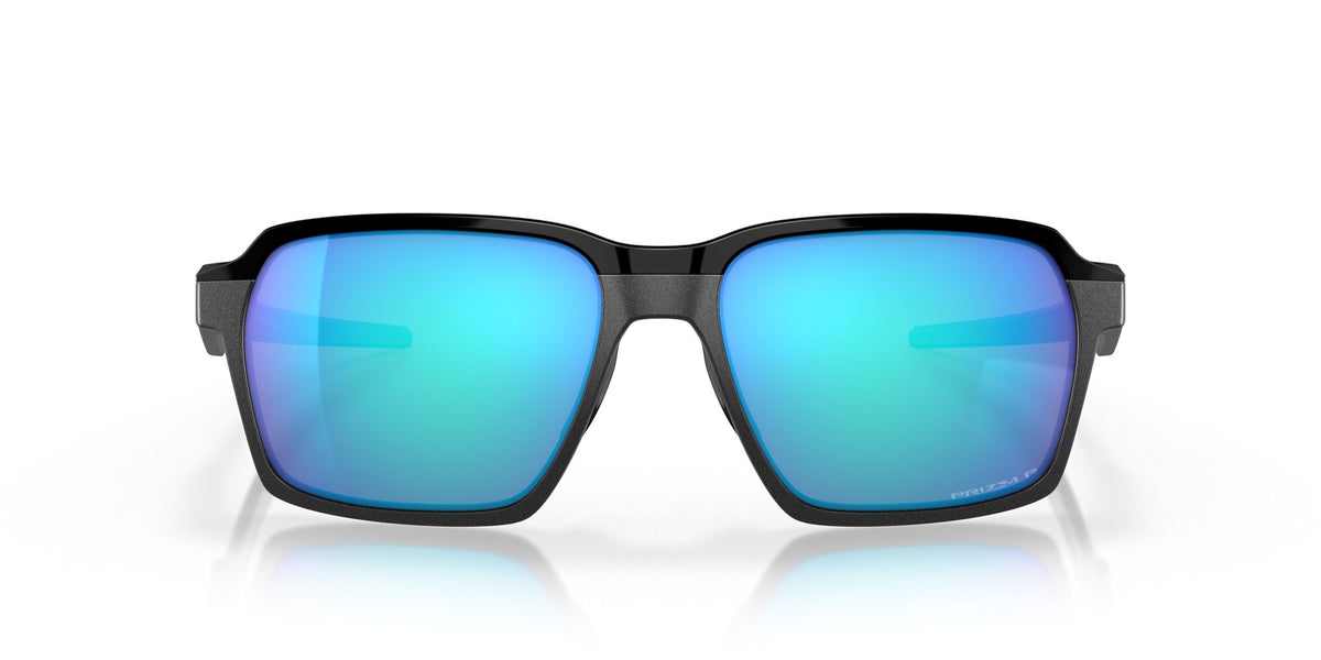 Oakley Parlay 0OO4143 414305 58 Steel / Prizm Sapphire Polarized 58 / Plastic / Plastic