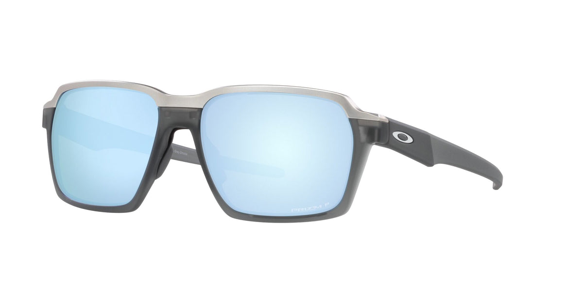 Oakley Parlay 0OO4143 414312 58 Matte Grey Smoke / Prizm Deep Water Polarized 58 / Plastic / Plastic