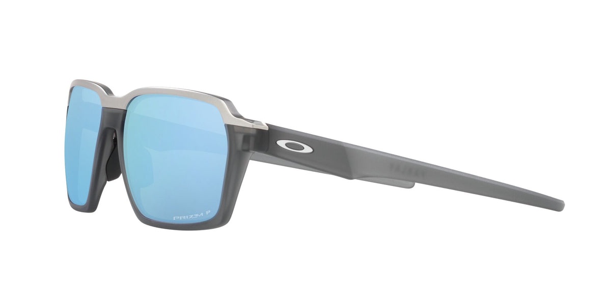 Oakley Parlay 0OO4143 414312 58 Matte Grey Smoke / Prizm Deep Water Polarized 58 / Plastic / Plastic