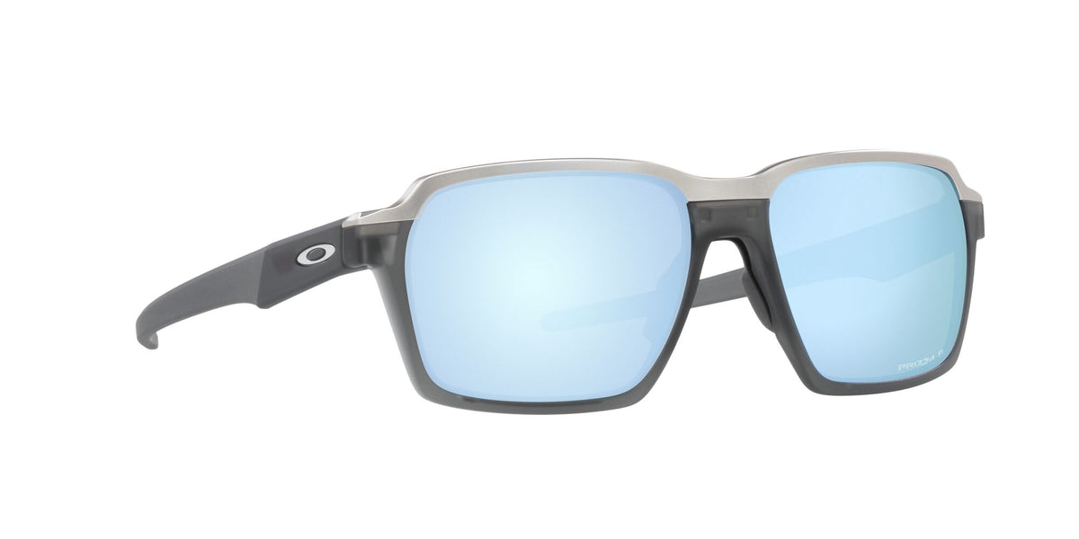 Oakley Parlay 0OO4143 414312 58 Matte Grey Smoke / Prizm Deep Water Polarized 58 / Plastic / Plastic