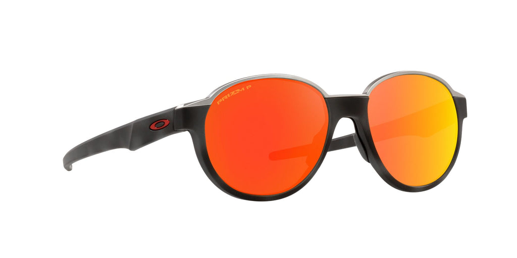OO 4144F Oakley Coinflip (A) Matte Black Camo / Prizm Ruby Polarised 56 56 / Plastic / Plastic