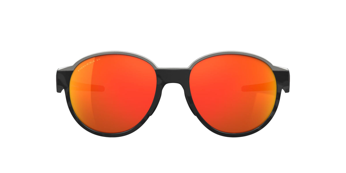 OO 4144F Oakley Coinflip (A) Matte Black Camo / Prizm Ruby Polarised 56 56 / Plastic / Plastic