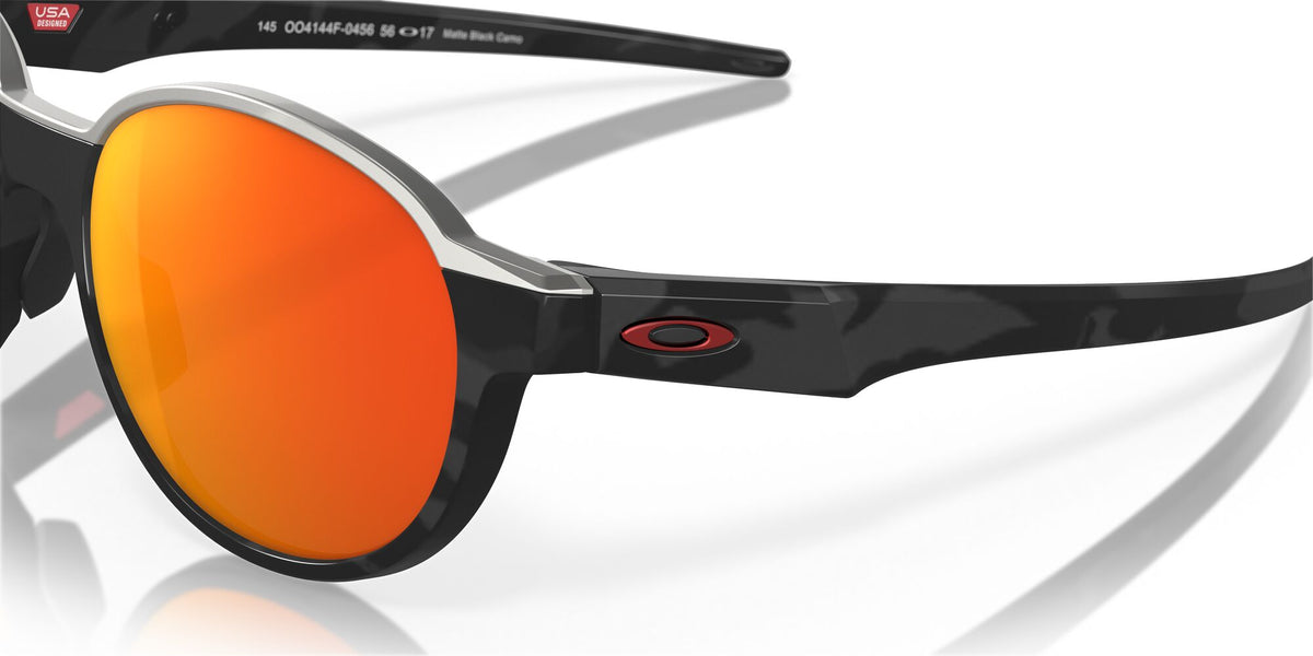 OO 4144F Oakley Coinflip (A) Matte Black Camo / Prizm Ruby Polarised 56 56 / Plastic / Plastic