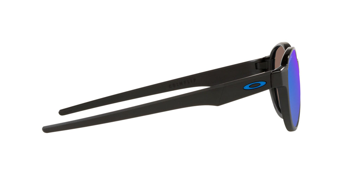 OO 4144 Oakley Coinflip Matte Black /  Prizm Sapphire 53 / Plastic / Plastic