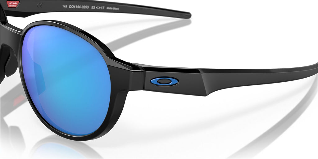 OO 4144 Oakley Coinflip Matte Black /  Prizm Sapphire 53 / Plastic / Plastic