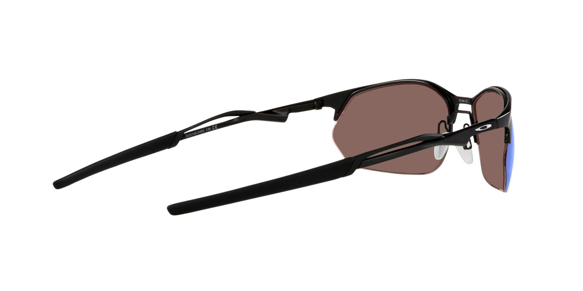 Oakley Wire Tap 2.0 0OO4145 414504 60 Satin Black / Prizm Sapphire 60
