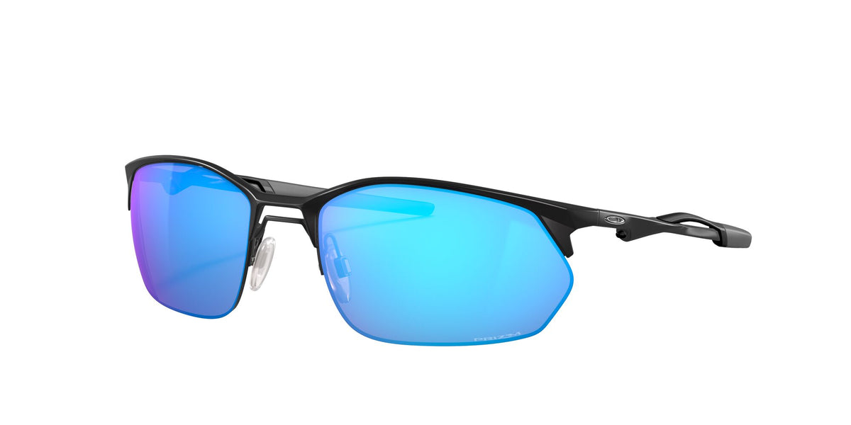 Oakley Wire Tap 2.0 0OO4145 414504 60 Satin Black / Prizm Sapphire 60