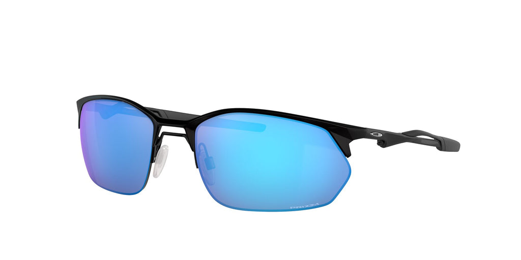 Oakley Wire Tap 2.0 0OO4145 414504 60 Satin Black / Prizm Sapphire 60