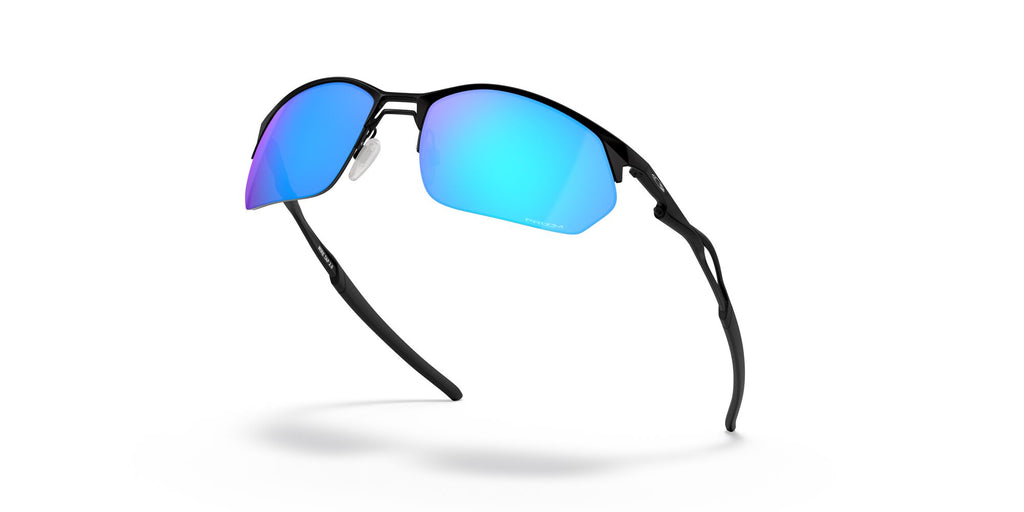 Oakley Wire Tap 2.0 0OO4145 414504 60 Satin Black / Prizm Sapphire 60