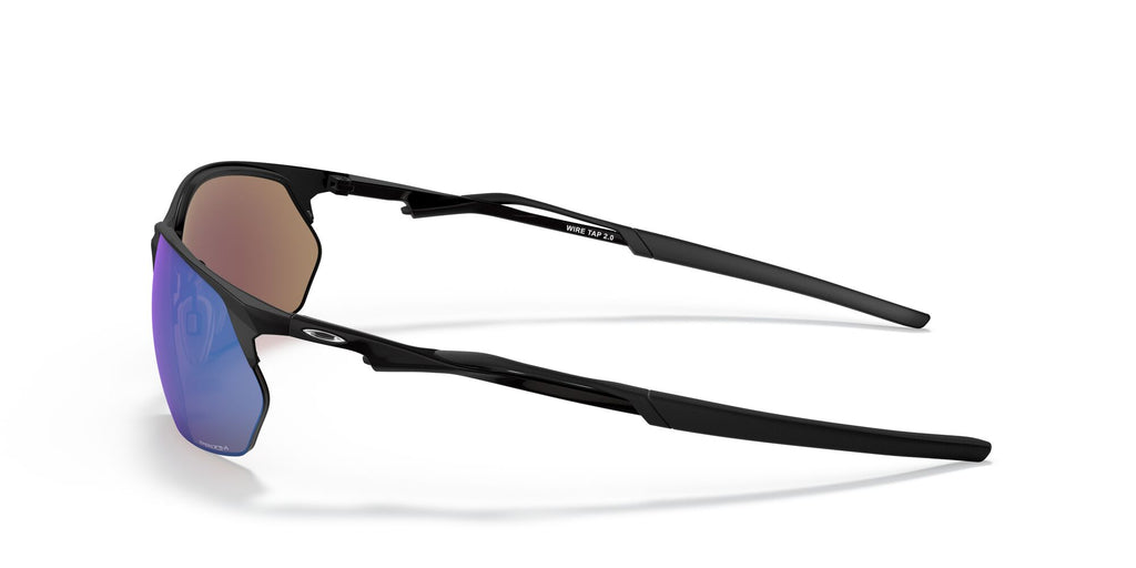 Oakley Wire Tap 2.0 0OO4145 414504 60 Satin Black / Prizm Sapphire 60