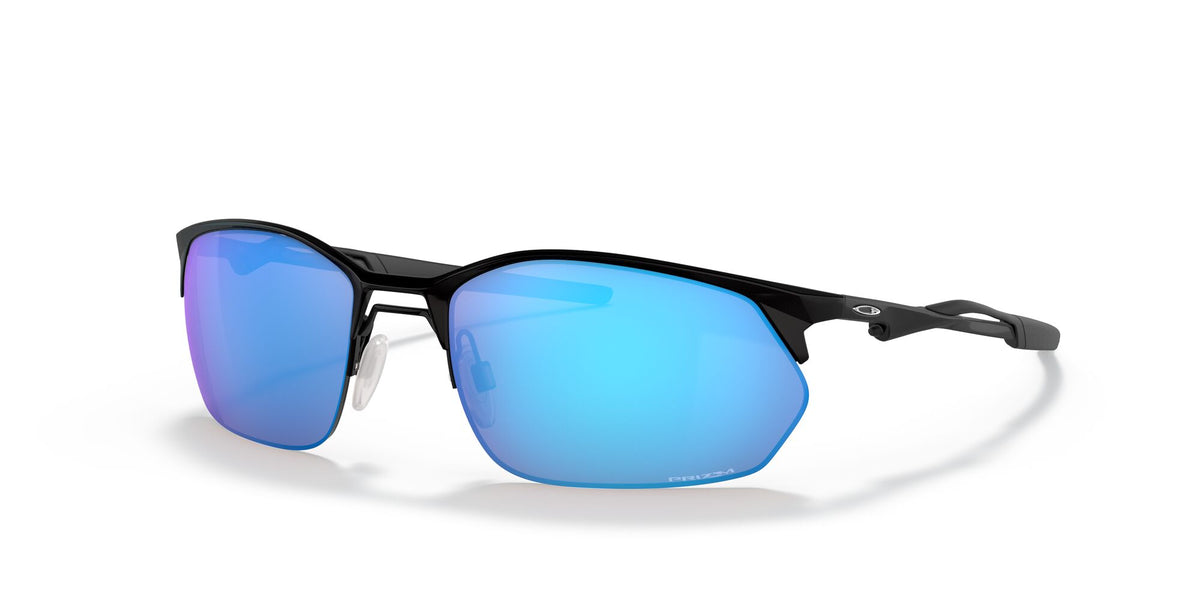 Oakley Wire Tap 2.0 0OO4145 414504 60 Satin Black / Prizm Sapphire 60