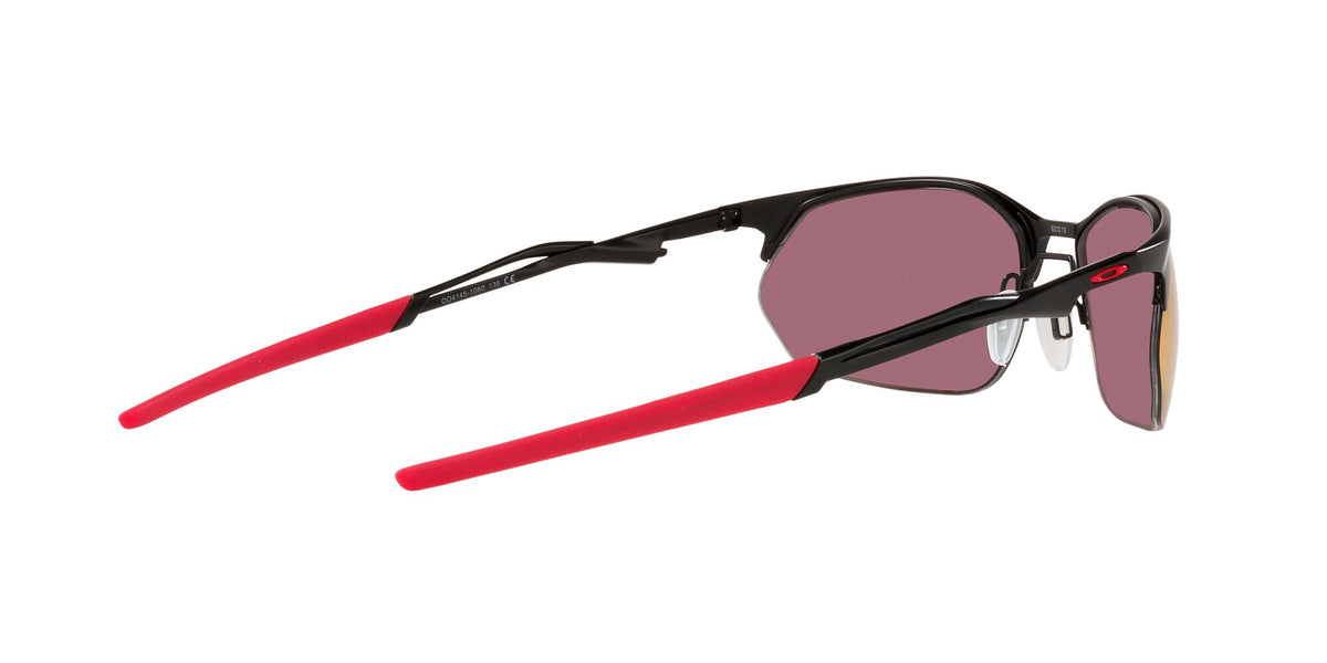 OO 4145 Oakley Wire Tap 2.0 Satin Black / Prizm Road 60 60