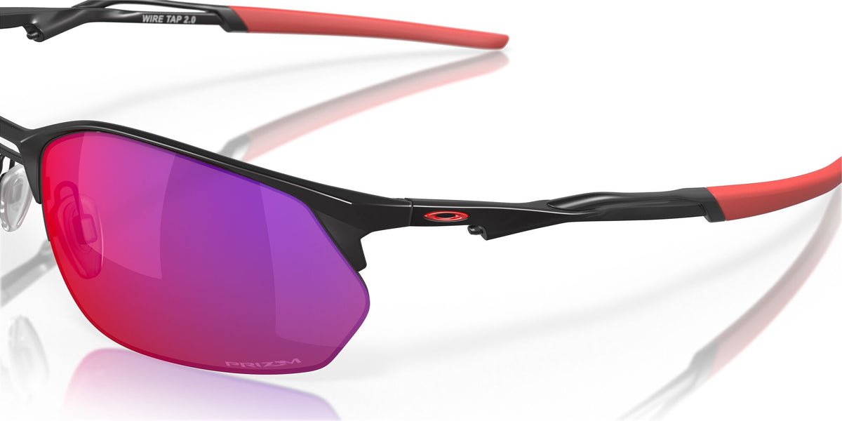 OO 4145 Oakley Wire Tap 2.0 Satin Black / Prizm Road 60 60