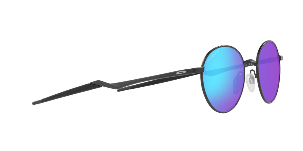 Oakley Terrigal 0OO4146 414605 51 Satin Light Steel / Prizm Sapphire Polarized 51 / Plastic / Metal