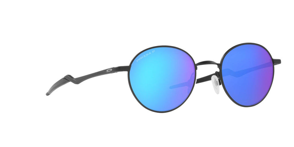 Oakley Terrigal 0OO4146 414605 51 Satin Light Steel / Prizm Sapphire Polarized 51 / Plastic / Metal