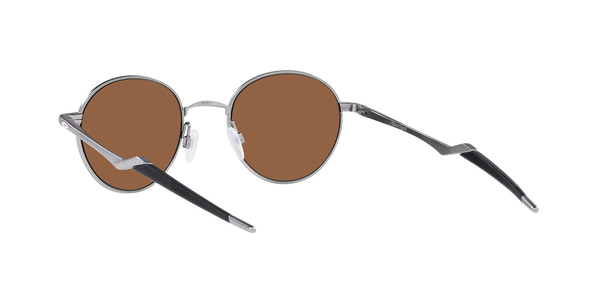 Oakley Terrigal 0OO4146 414606 51 Satin Chrome / Prizm Tungsten 51 / Polycarbonate / C_5 / Metal