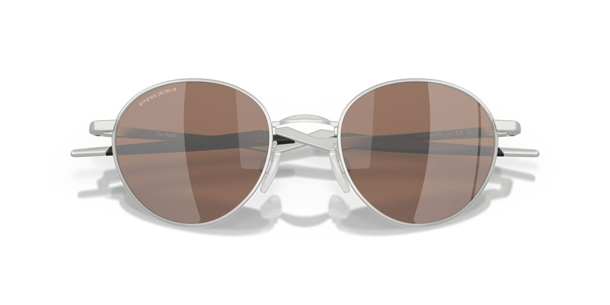 Oakley Terrigal 0OO4146 414606 51 Satin Chrome / Prizm Tungsten 51 / Polycarbonate / C_5 / Metal